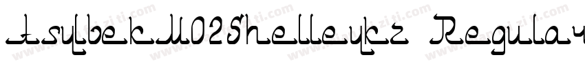 AsylbekM02Shelleykz Regular字体转换